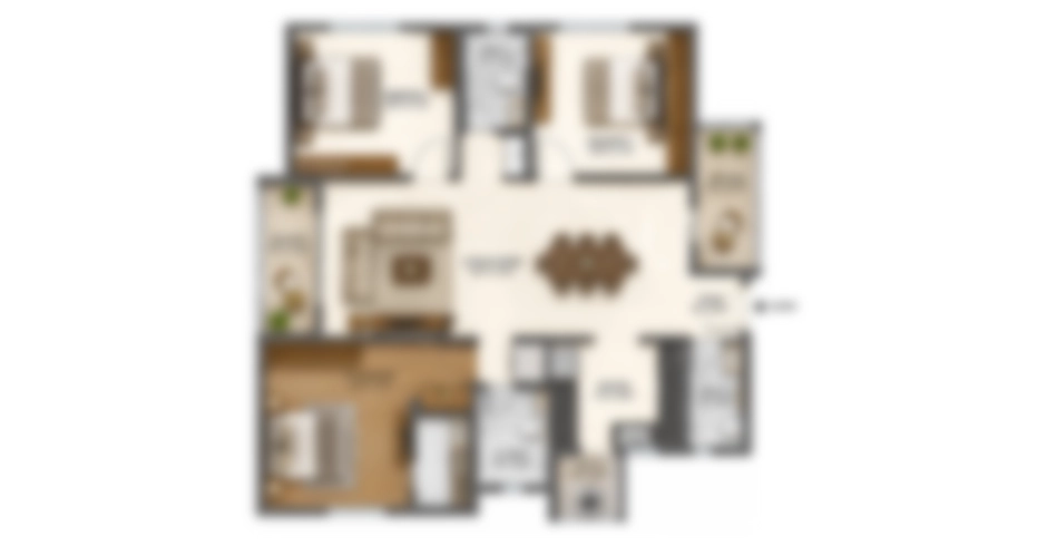 Veloura Vashi Layout Floor Plan